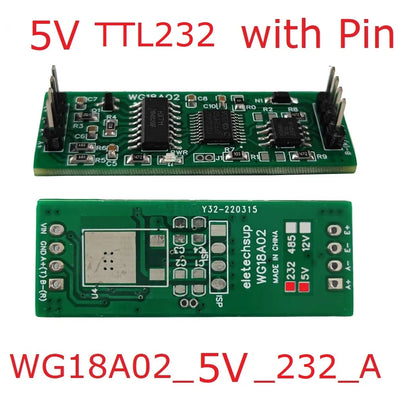 WG18A02 HX711 RS485 Modbus RTU Weight Sensor Module – 24-bit ADC Electronic Scale Board with 5V/12V Input for PLC SCADA