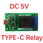 N229E01 1CH USB/TTL232 Relay Module – DC 5V/12V UART Serial Port Switch with Type-C for Arduino MEGA Raspberry Pi PC Control