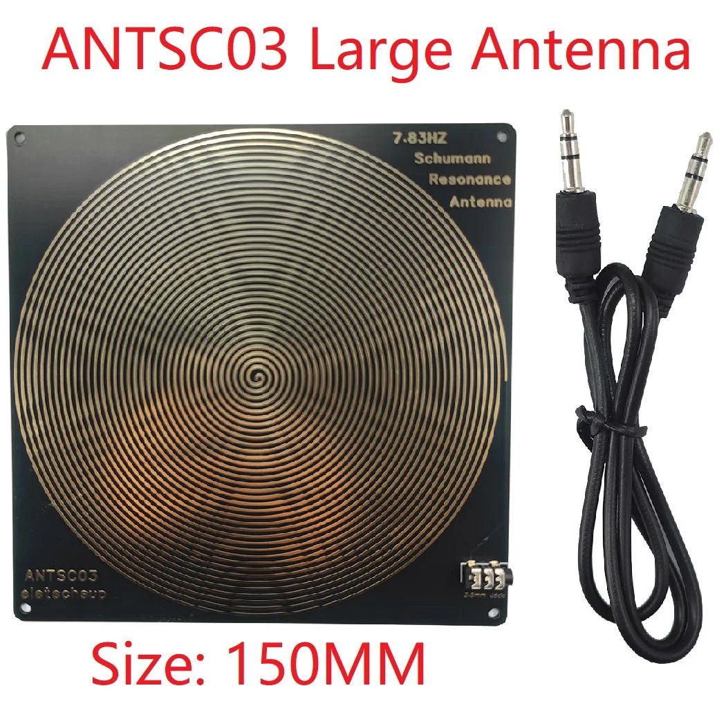 SMDTB14 4CH 7.83Hz Schumann Resonance Generator – 0.01-9999Hz Pure Sine Wave Frequency Signal Module with External Antenna for Sleep Aid Meditation