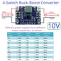 NDUB22TA 3A Buck-Boost Converter – DC 3-23V to 3.3V/5V/12V Adjustable Step-Up Down Voltage Regulator with 93% Efficiency for Solar Battery ESP32