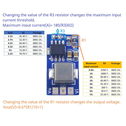 ND3A05SD 17W Synchronous Boost Converter – 2.4-4.5V to 5V/3.5A Step-Up DC-DC Module with 91% Efficiency for Arduino ESP32 Li-ion Battery