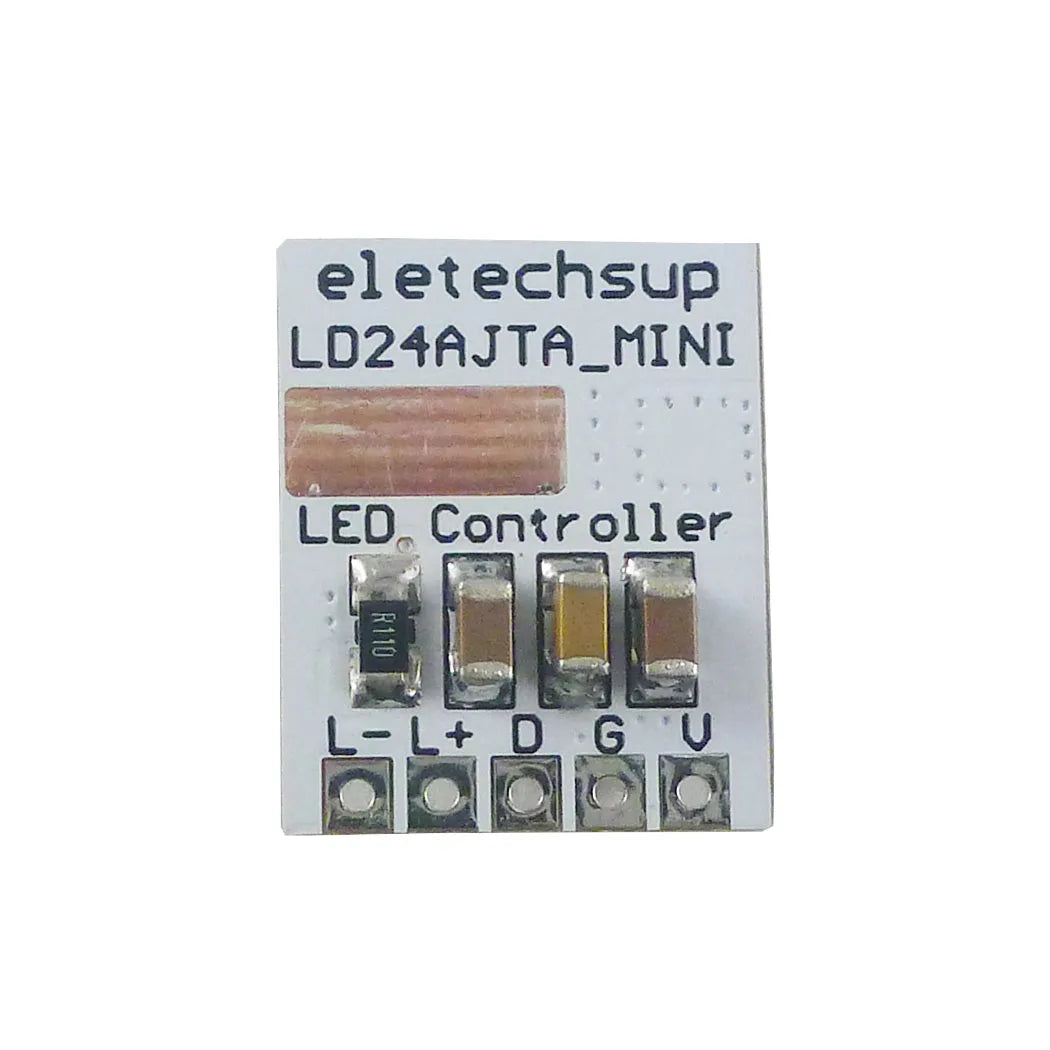 LD24AJTA_MINI 22W LED Driver Module – 6-25V 910mA Adjustable Constant Current Step-Down Converter with 5000:1 PWM Dimming for Arduino