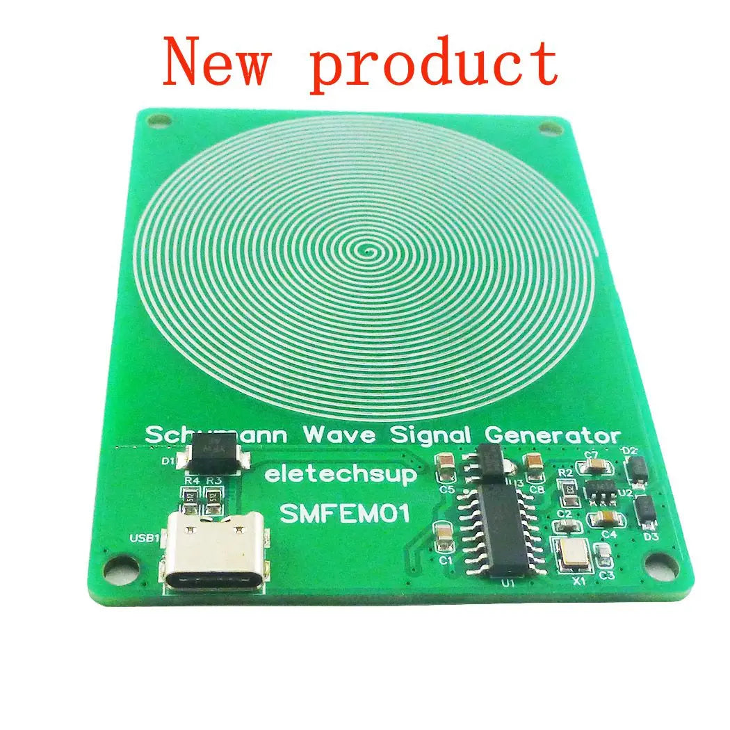 SMFEM01 Mini Schumann Resonance Generator – 7.83Hz Pure Sine Wave Portable Earth Frequency Booster for Sleep Aid Meditation & Relaxation