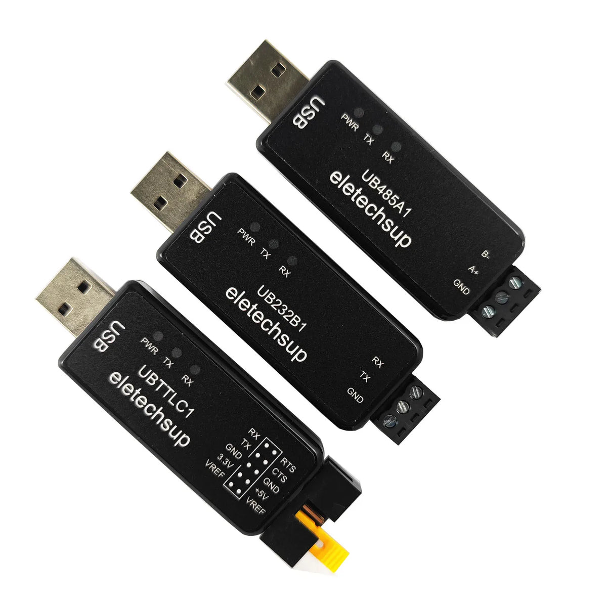 UB232B1 UB485A1 UBTTLC1 CH343 High-Speed USB to RS232, RS485 or TTL Serial Converter Debug Adapter for Arduino, Raspberry Pi and ESP32