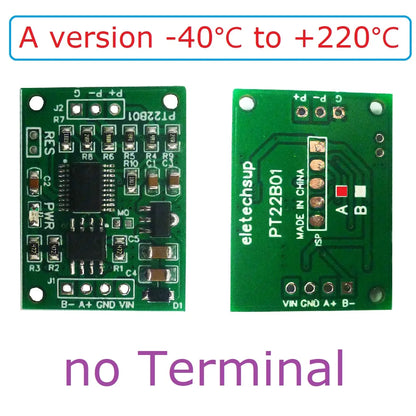 PT22B01 RS485 PT100 RTD Temperature Module – -40~500°C 1-Channel Modbus RTU Sensor Board for PLC SCADA Industrial Automation