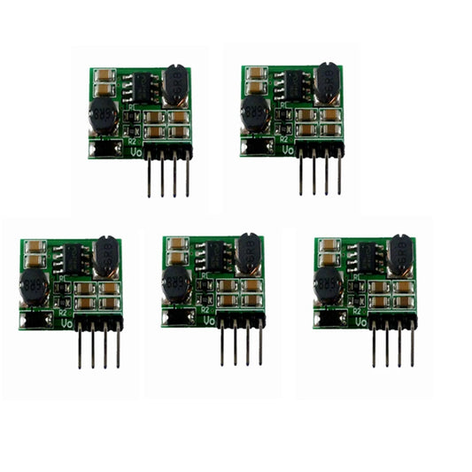 5Pcs DD0603SA_3V3 Auto Buck-Boost Converter – 0.8-6V to 3.3V 2-in-1 Step-Up Down Power Module for ESP8266 HC-05 CC1101 LED DIY