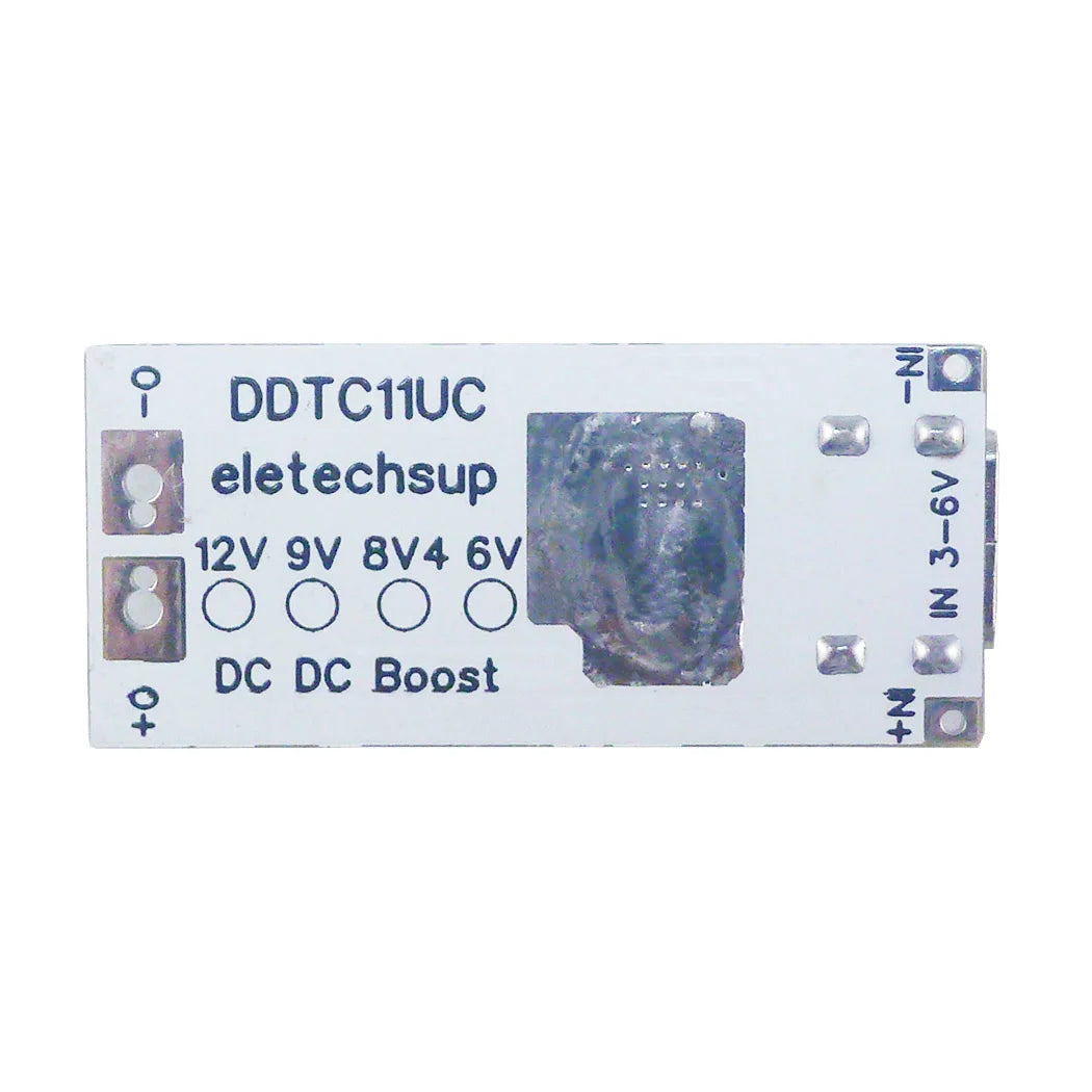 14W Type-C Step-Up Converter – DC 5V to 6V/8.4V/9V/12V Adjustable Voltage Regulator Boost Module with USB-C Input/Output DDTC11UC