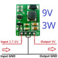 DDEN12MB 3.7V to 5V/6V/9V/12V DC-DC Boost Converter – Step-Up Voltage Regulator Module for 18650 Li-ion Li-Po Battery Portable Power DIY