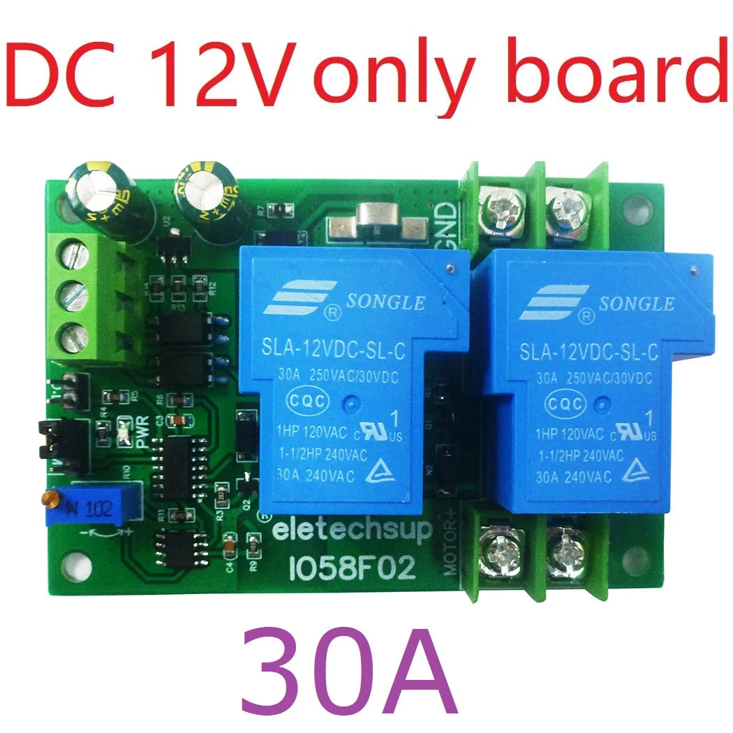 IO57E02 Power Brushed Motor Controller Module 12V 24V DC Overload Overcurrent Short Circuit Protector Forward Reverse Control