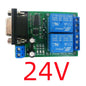 N228D02 2CH RS232 Relay Module – DC 12V/24V DB9 Serial Port Switch Board with 10A Output for PC PLC Motor LED PTZ Control