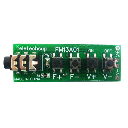 FM13A01 76-108MHz FM Stereo Radio Module – RDA5807 Audio Receiver Board with 3.5mm Jack for Arduino DIY Speaker Headphone