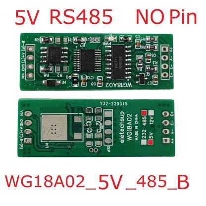 WG18A02 HX711 RS485 Modbus RTU Weight Sensor Module – 24-bit ADC Electronic Scale Board with 5V/12V Input for PLC SCADA