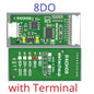 R4IOH08 Mini 8CH RS485 Multifunction DI-DO Module – 5 Modes NPN/PNP Configurable Digital IO Board Modbus RTU for PLC Expansion DC 5V/12V/24V