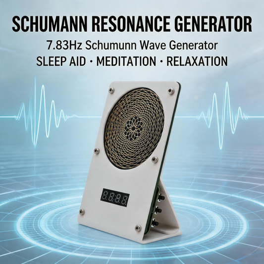 Adjustable 7.83 Hz Schumann Resonance Generator (0.01–9999 Hz) – USB-Powered Sine Wave Device with AUX Cable
